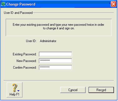 Existing password. Existed password.
